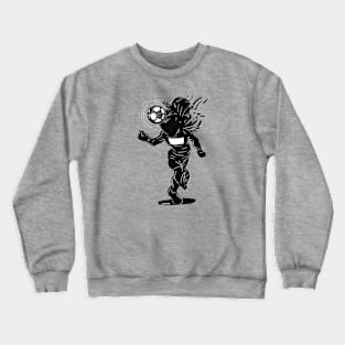 Footballer Silhouette 1 Crewneck Sweatshirt